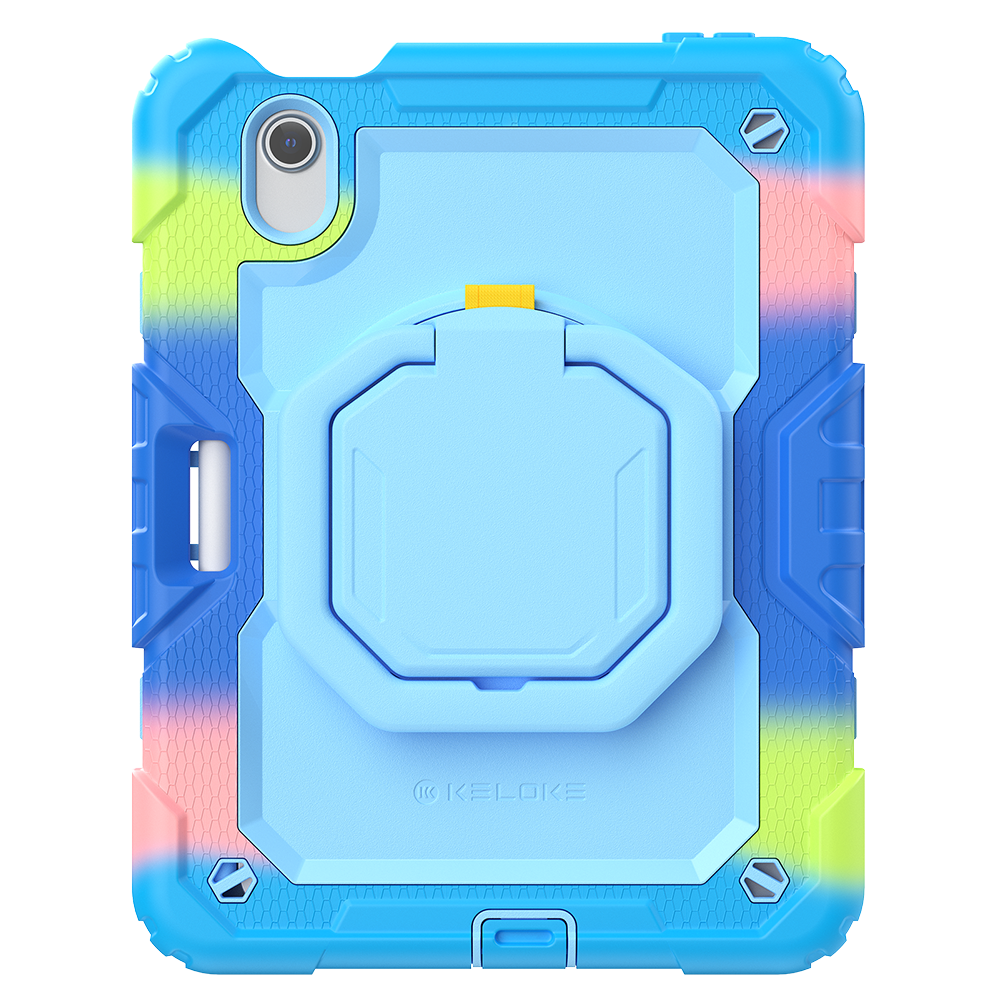 Shock‑G 3‑Layer Armor & Rotating Hand Grip for iPad Mini 8.3" (A17 Pro/6th Gen)