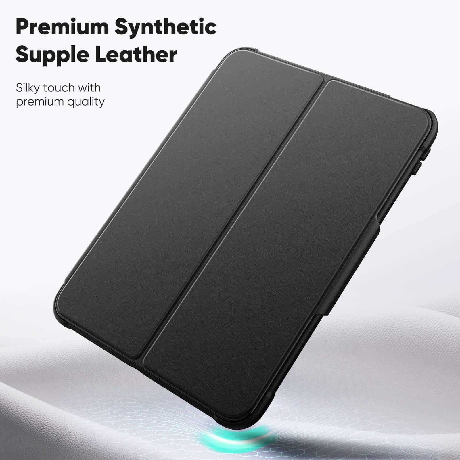SEYMAC iPad A16 11 Inch Case (2025) made of premium synthetic supple leather with silky touch.