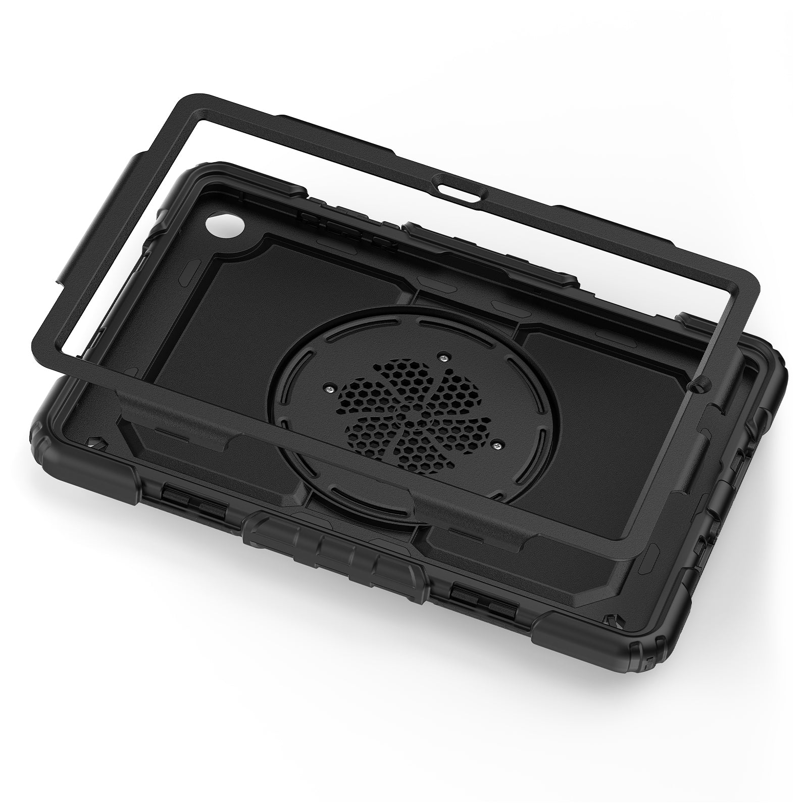 Shock‑G 3‑Layer Armor & Rotating Hand Grip for Galaxy Tab A11+/A9+