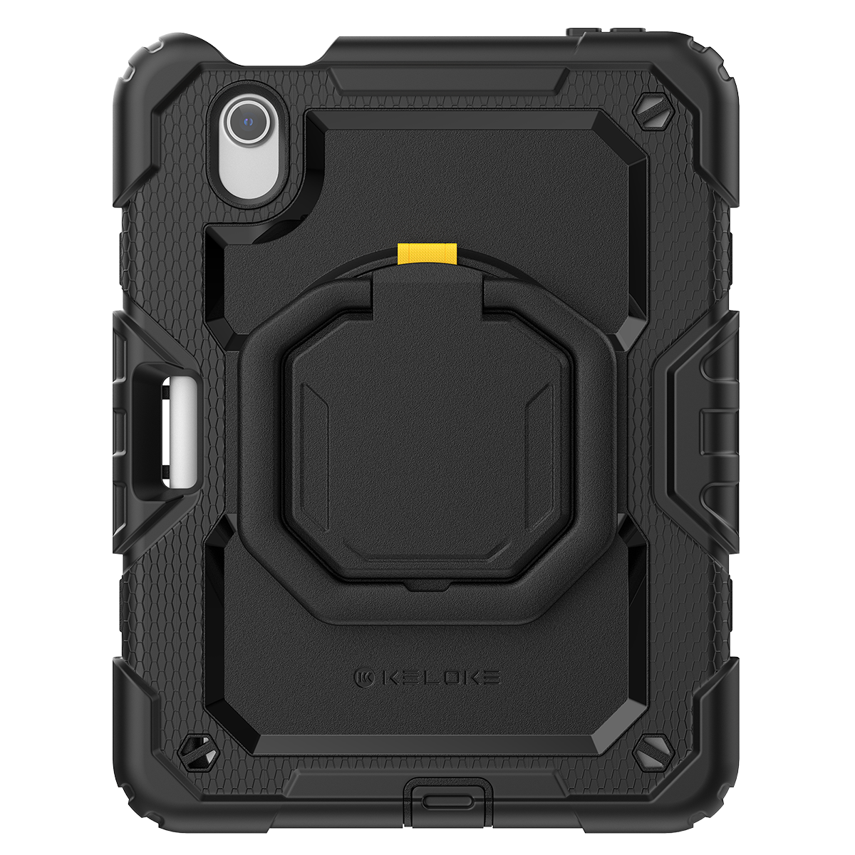 Shock‑G 3‑Layer Armor & Rotating Hand Grip for iPad Mini 8.3" (A17 Pro/6th Gen)
