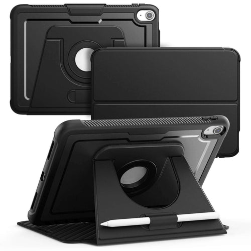 SEYMAC iPad A16 11 Inch Case (2025) in black, featuring a multi-angle stand and protective design.