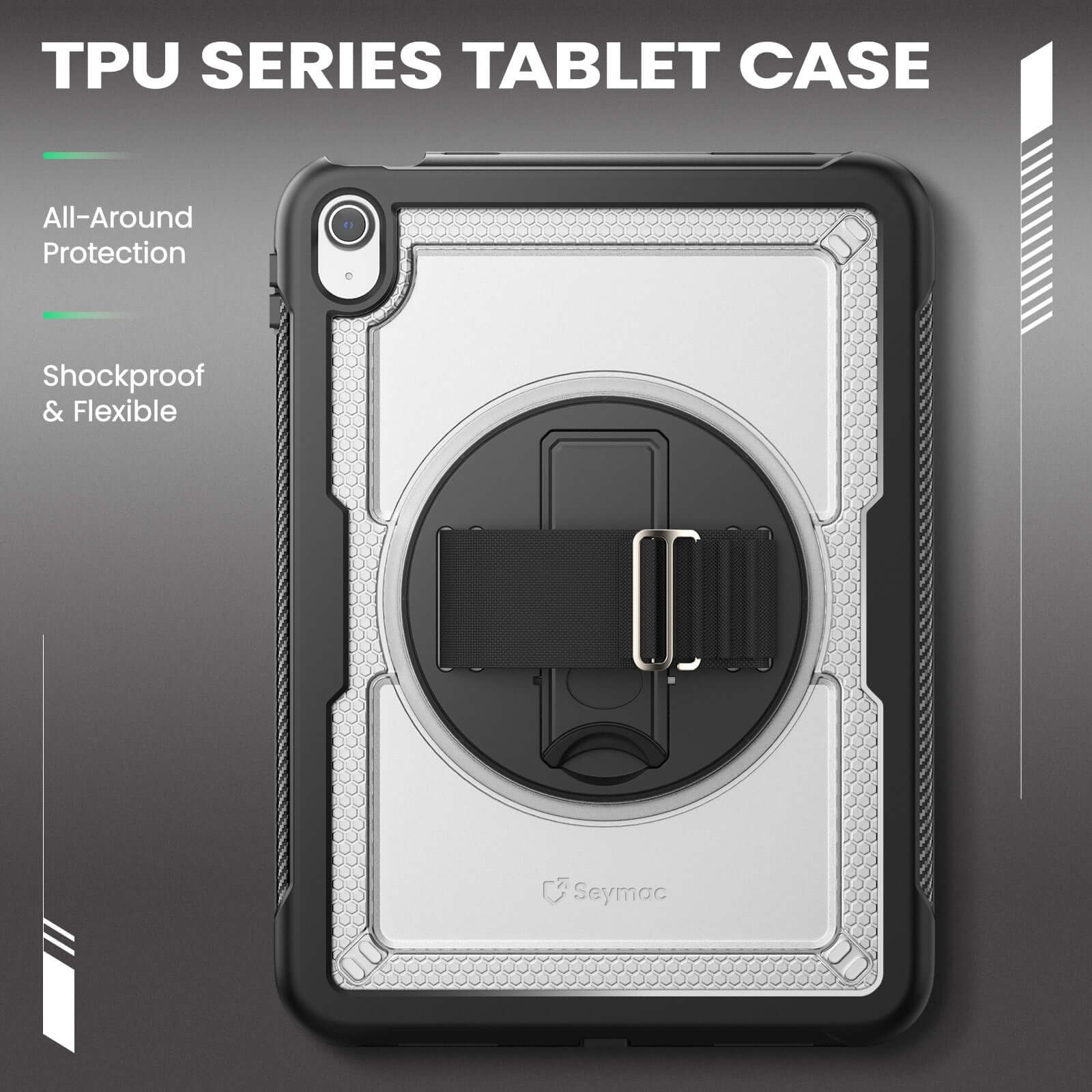 SEYMAC iPad A16 11 Inch Case (2025)-TPU-S Series-iPad A16-SEYMAC