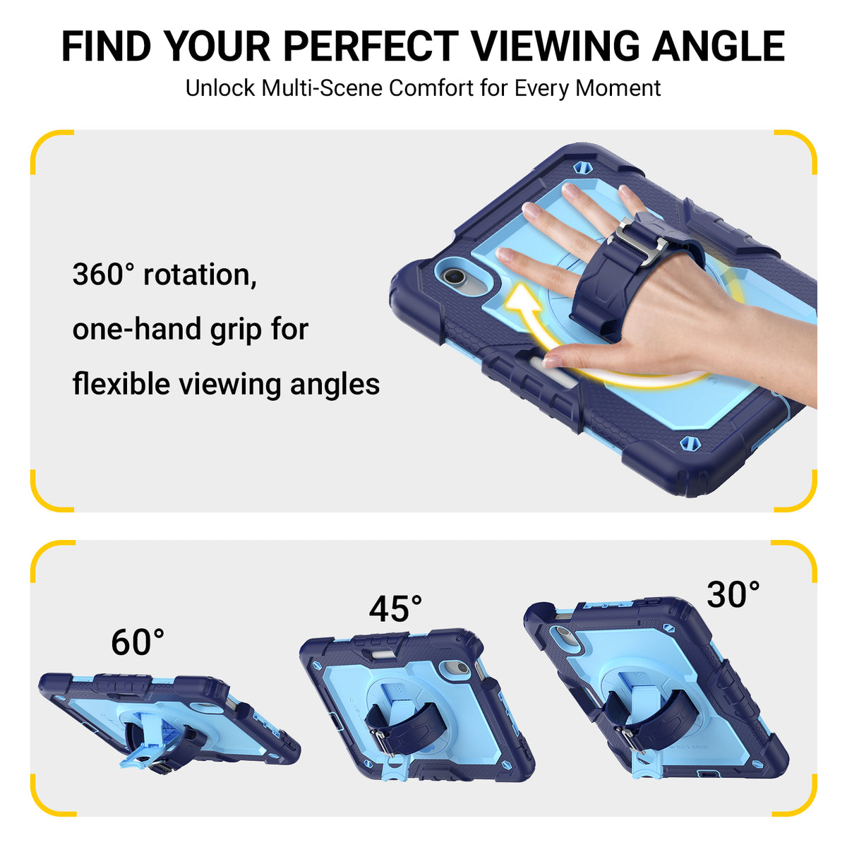 Shock‑S Triple‑Layer Drop Protection for iPad Mini A17 Pro/6th Generation